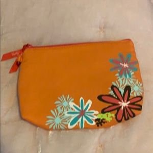 Orange floral 31 pouch